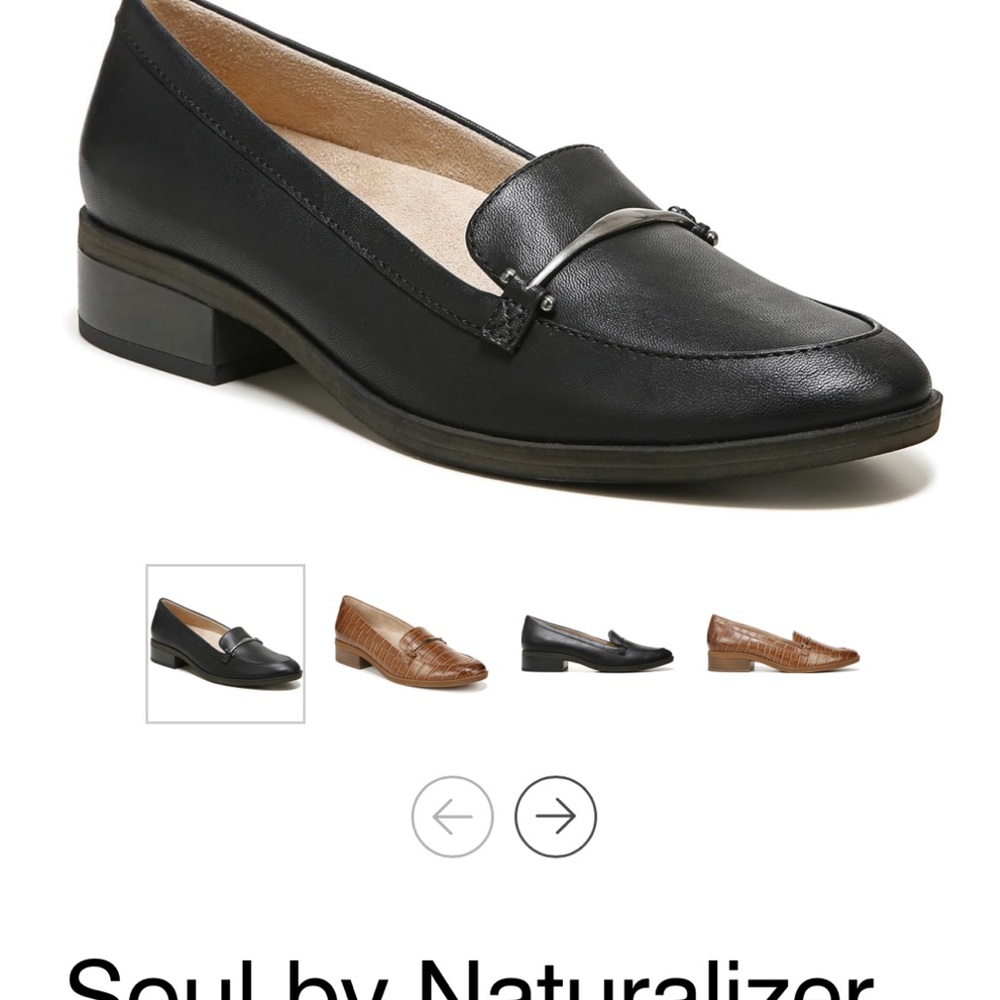 Soul Naturalizer Black Loafers. NWT